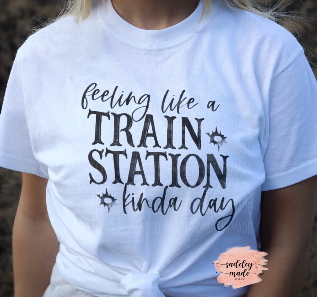 Train Station Kinda Day Tee