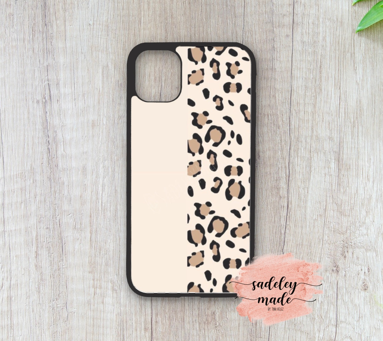 Half Leopard iPhone Case