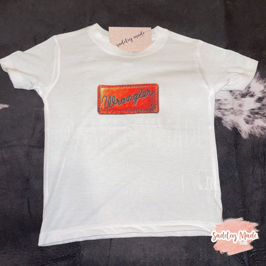 Toddler Wrangler Logo Non-Bleached Tee