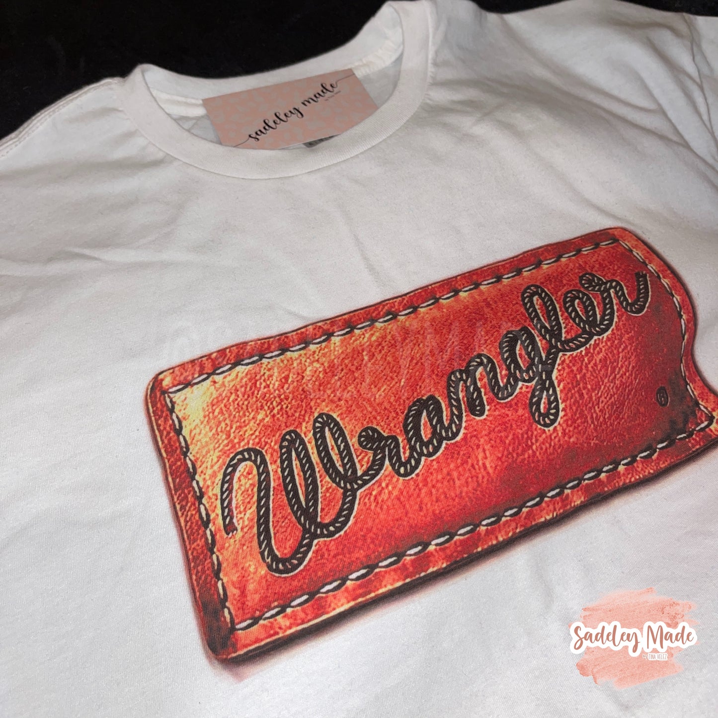 Wrangler Logo Non-Bleached Tee