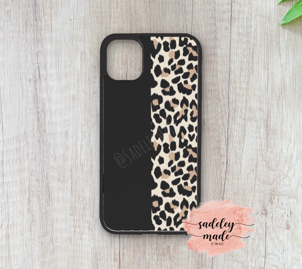 Half Leopard iPhone Case