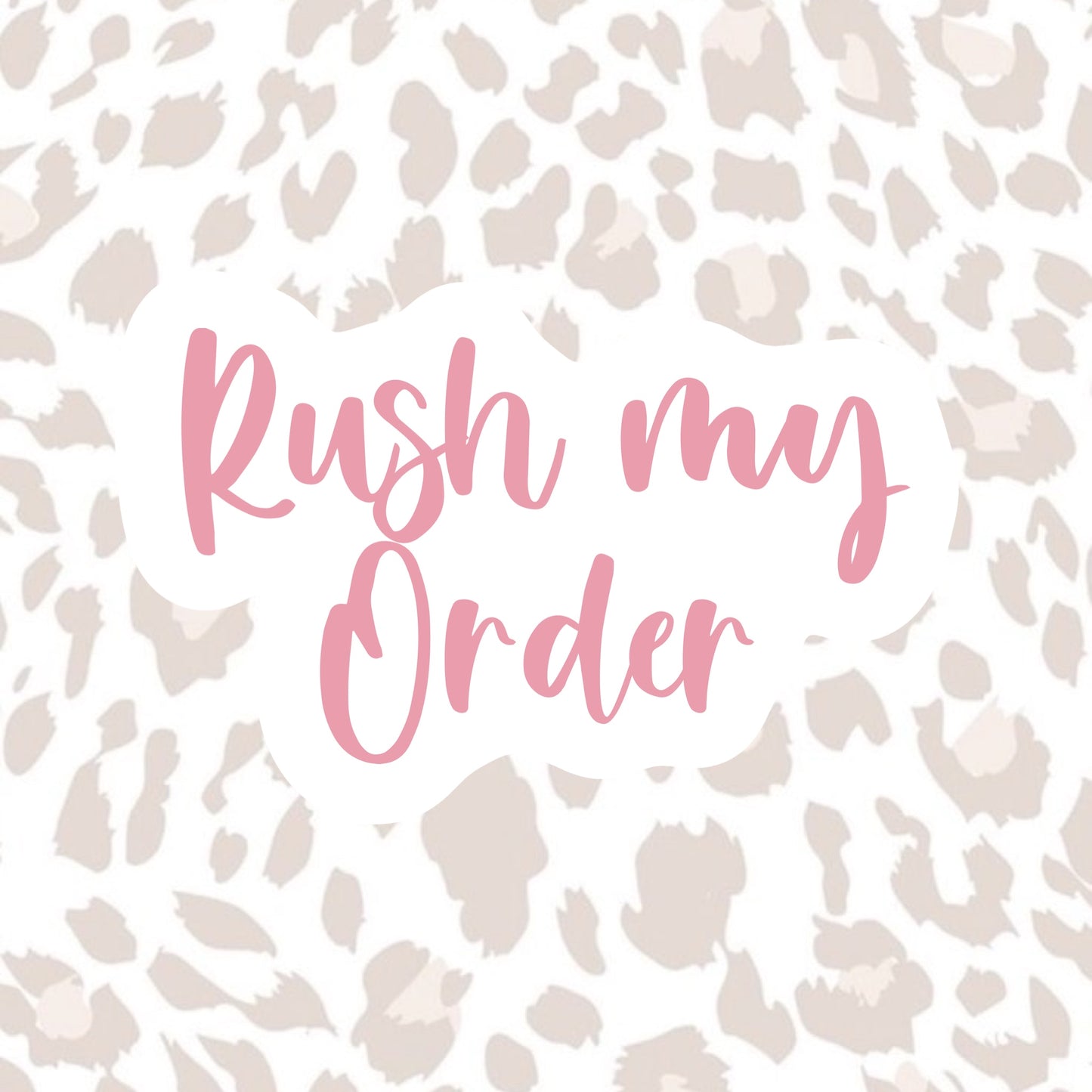 Rush My Order