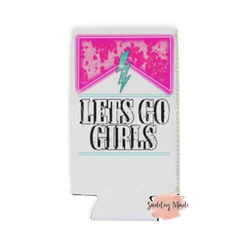 Pink Let’s Go Girls Koozie