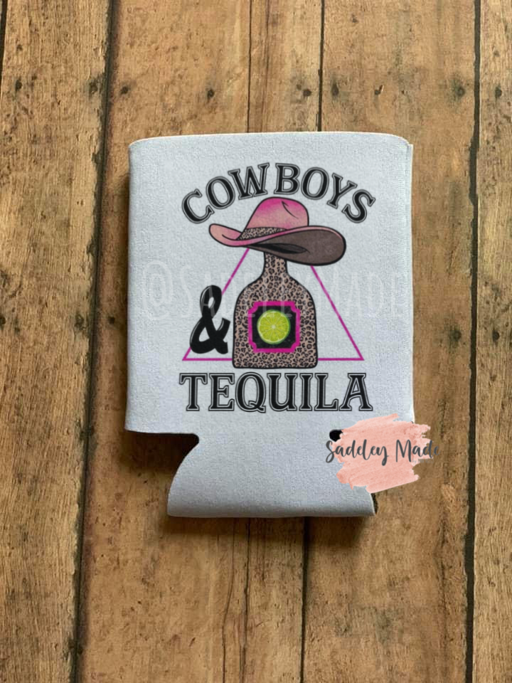 Cowboys & Tequila Koozie