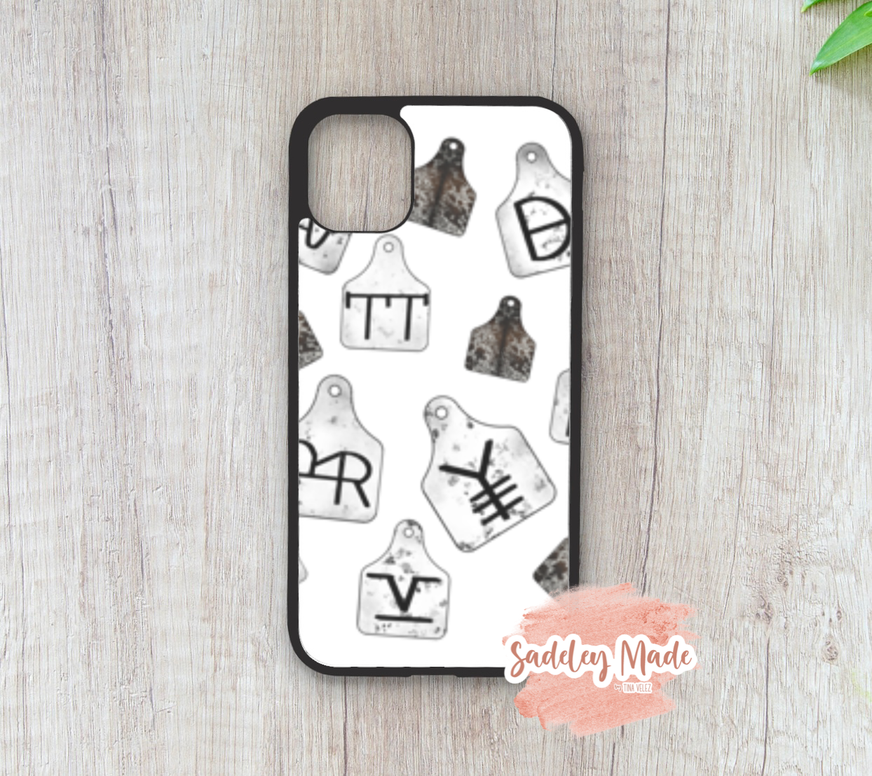 Cow Tags iPhone Case