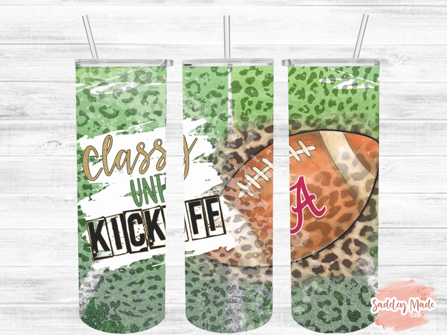 Customizable Classy Until Kickoff Tumbler