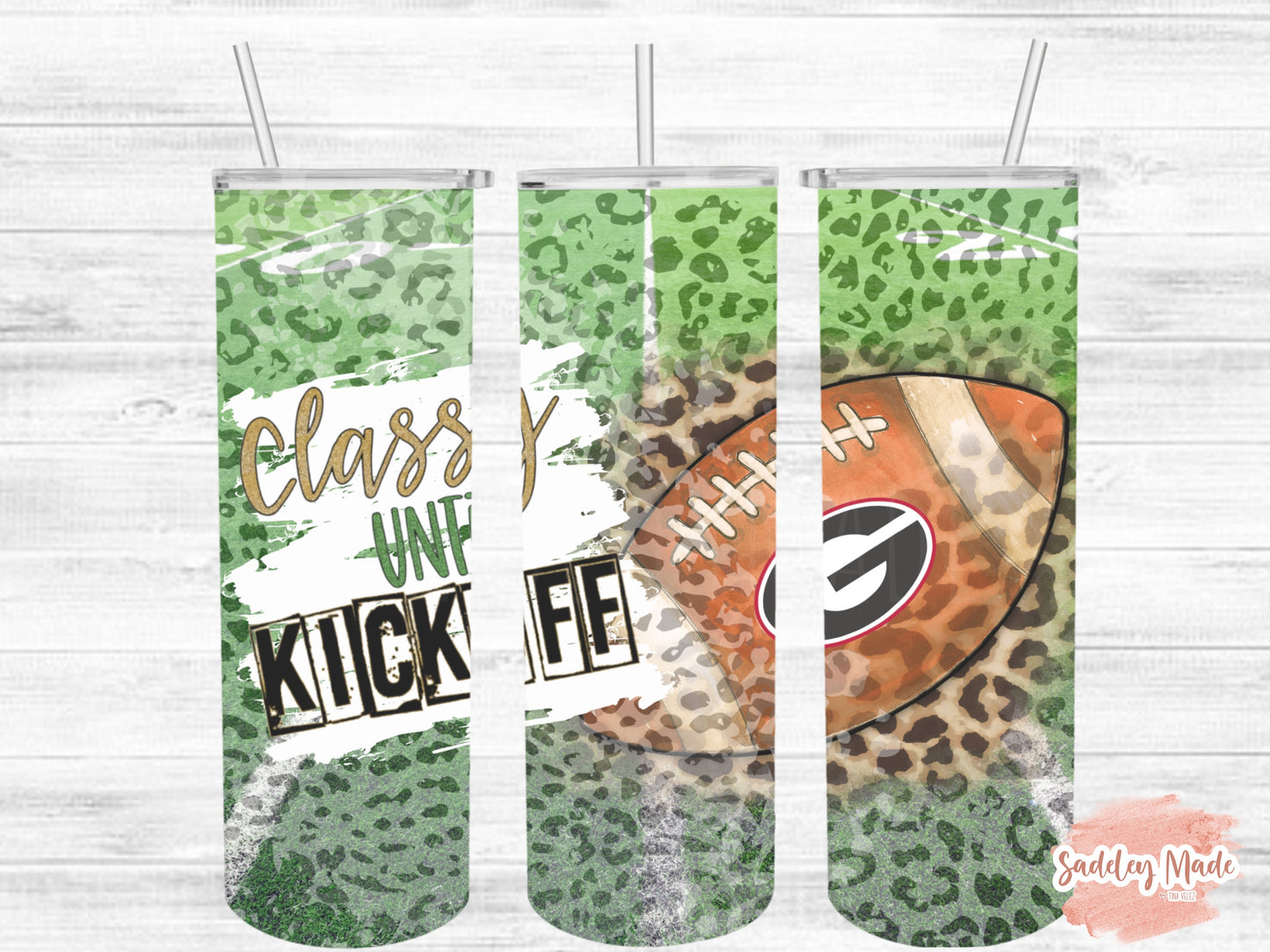 Customizable Classy Until Kickoff Tumbler