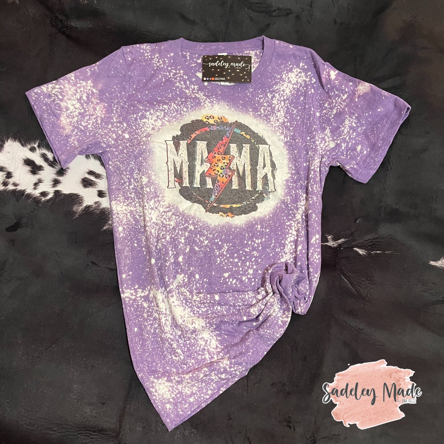 Purple Mama Bleached Shirt