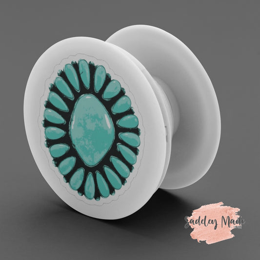 Turquoise Gemstone Phone Grip