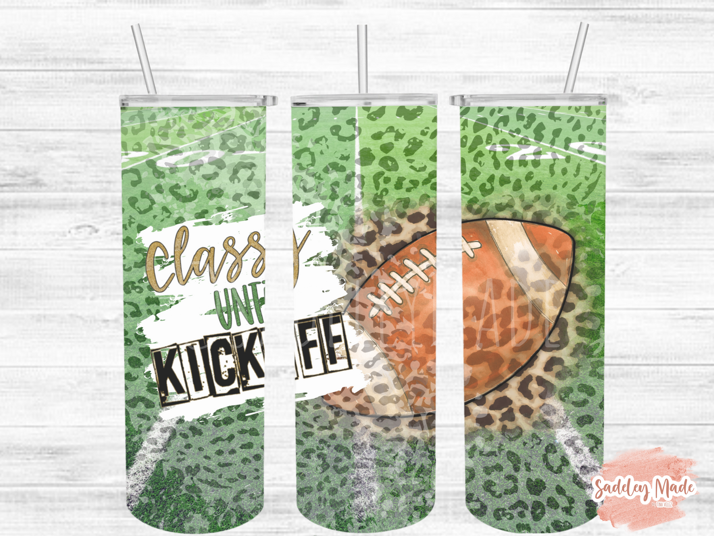 Customizable Classy Until Kickoff Tumbler