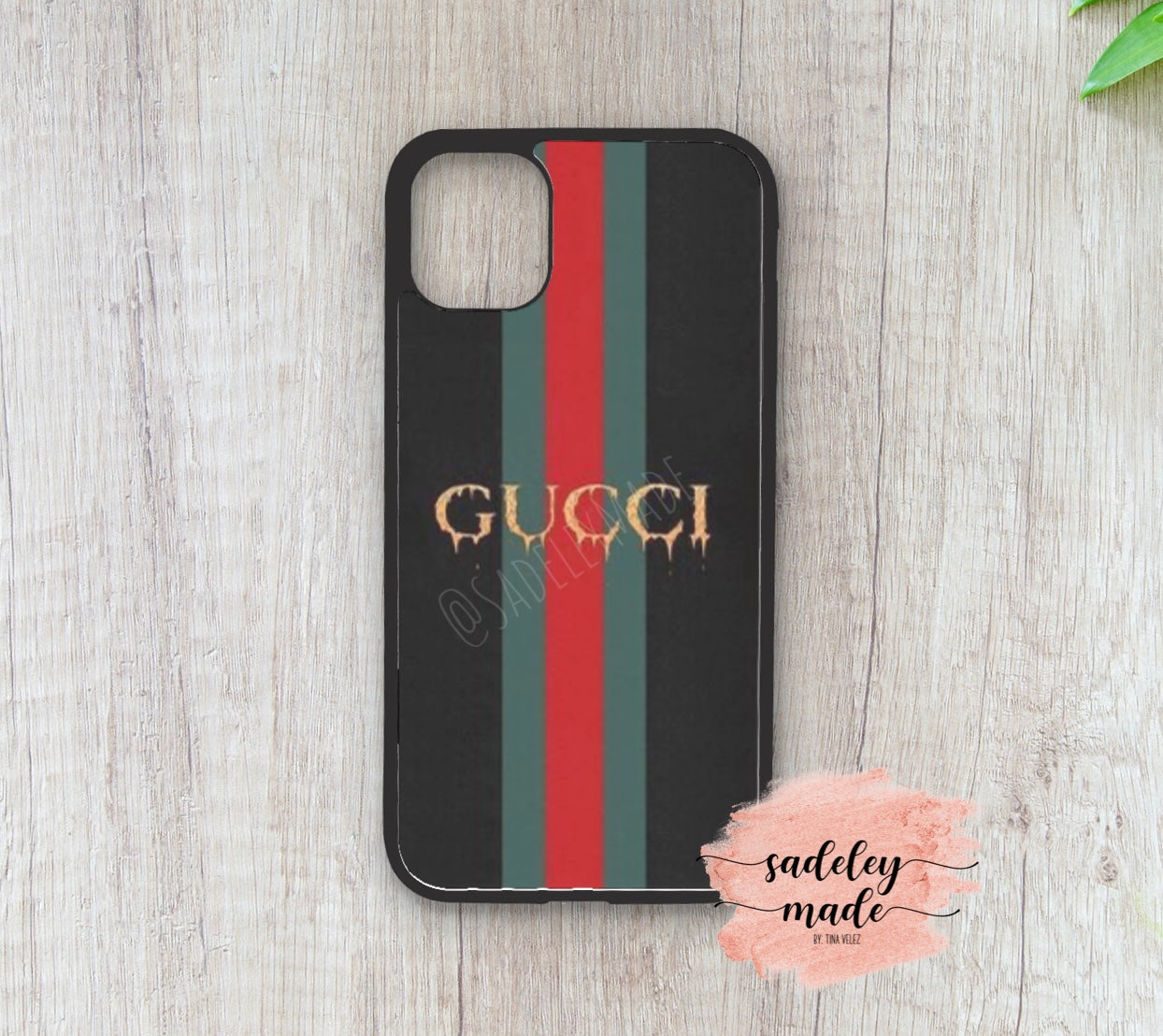 Black Drip Inspired iPhone Case