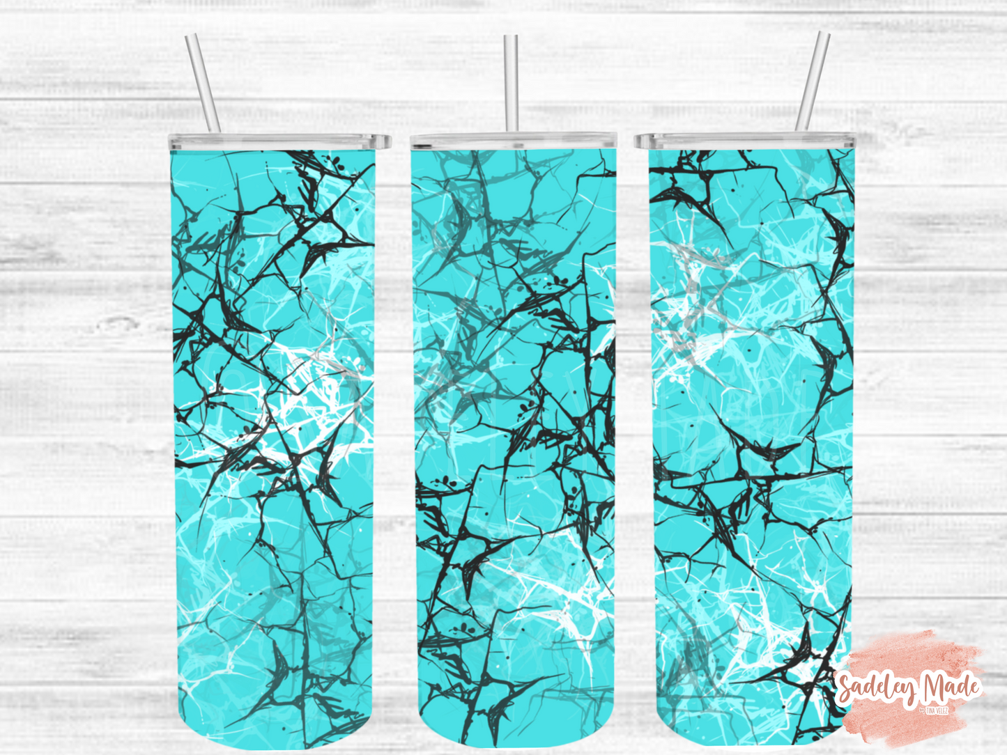 Turquoise 20oz. Skinny Tumbler